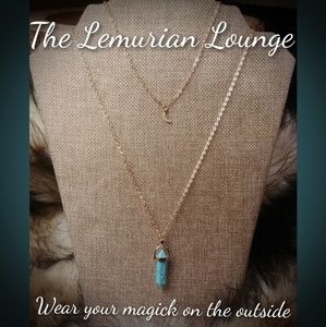 Natural Tourqoise Chakra Boho Gypsy Necklace